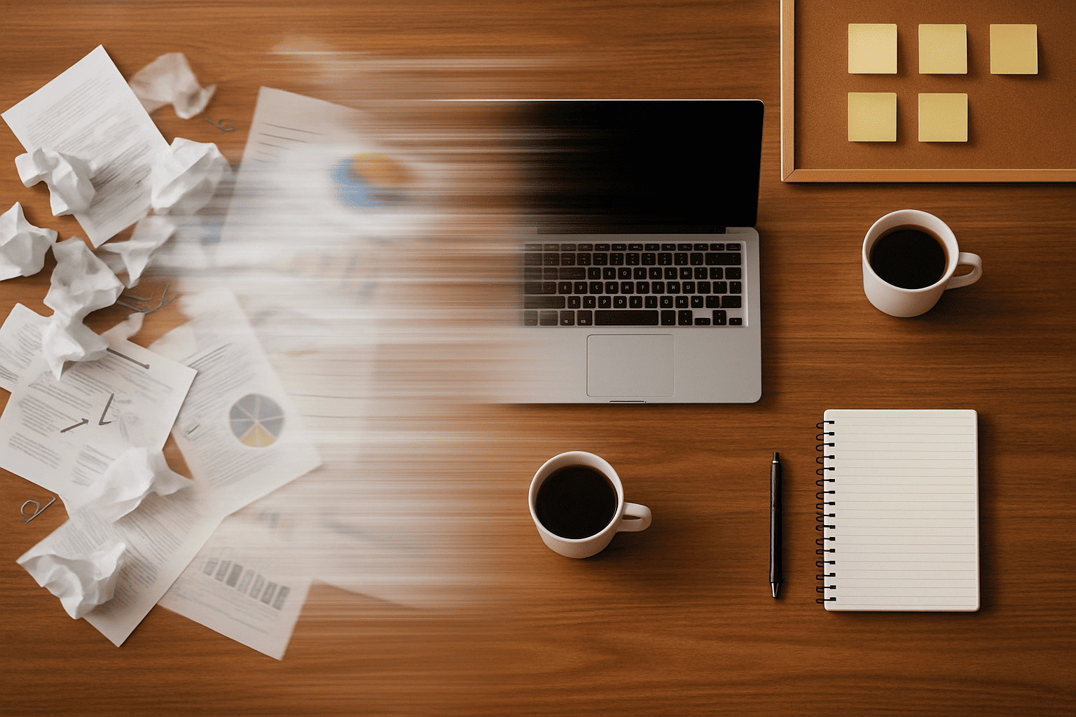 A symbolic visual representing productivity and mental clarity.